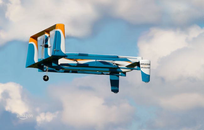 Novo serviço de entrega por drones da Amazon