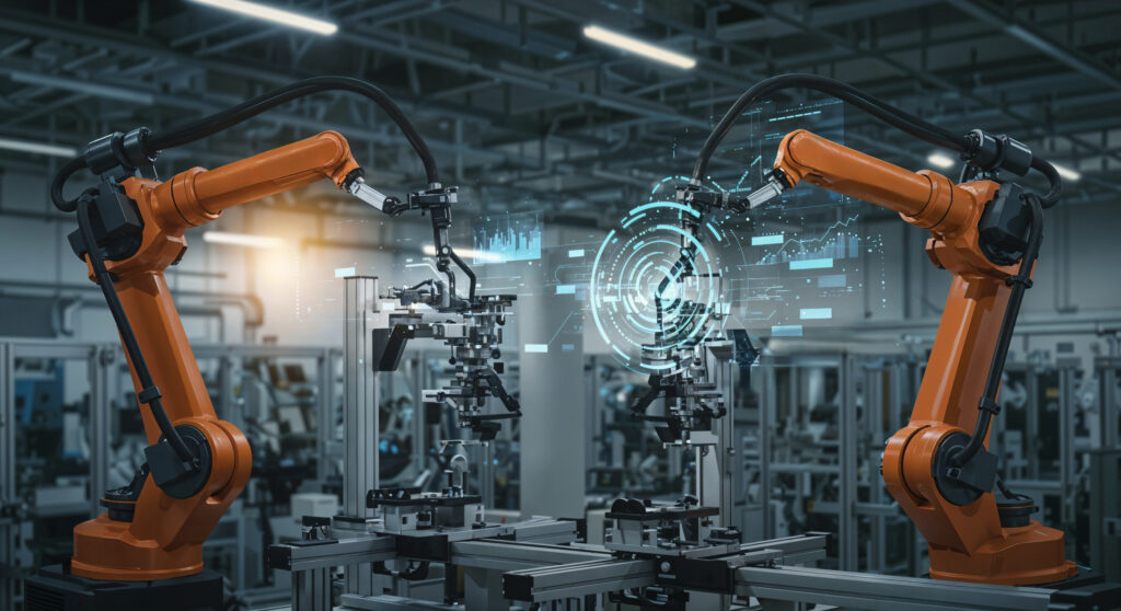 braços roboticos em industria 4.0